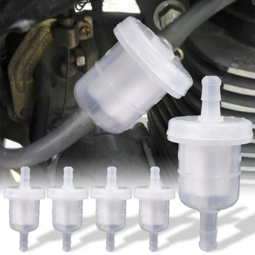 1/2/5/10Pcs New 110/125/150/175/200 Engine Gasoline Filter for Car Scooter Dirt Bike ATV Oil Cup Polymer Motorcycle Fuel Filters Universal 60mm Petrol Filter