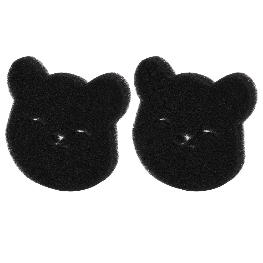 10pcs Portable Black Pet Hair Remover Bear Shaped Effective Remover Lint Catcher Pet Hair Catcher Washing Machine