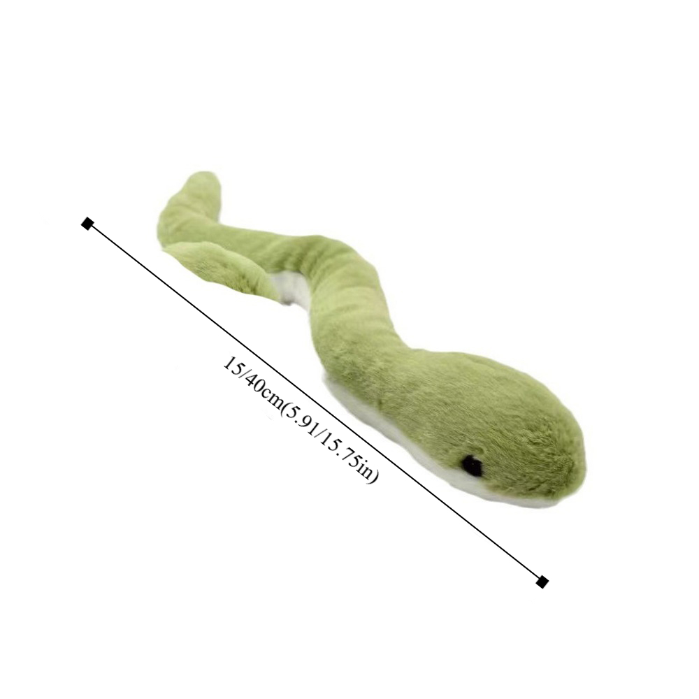 Cute Plush Year of The Snake Plush Toy Wrap Around Arm Soft Snake Stuffed Plush Doll Comfort Cartoon Green Snake Animal Doll Kids Birthday Christmas