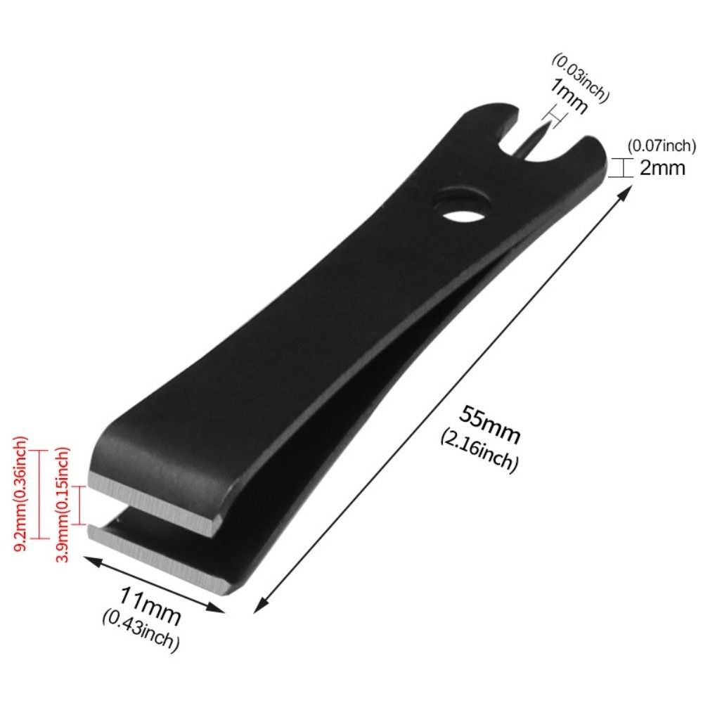 New Mini Fly Fishing Clippers Nylon Line Stainless Steel Hook-Eye Cleaner Clip Line Remover Nipper Line Cutter for Fishing Tool