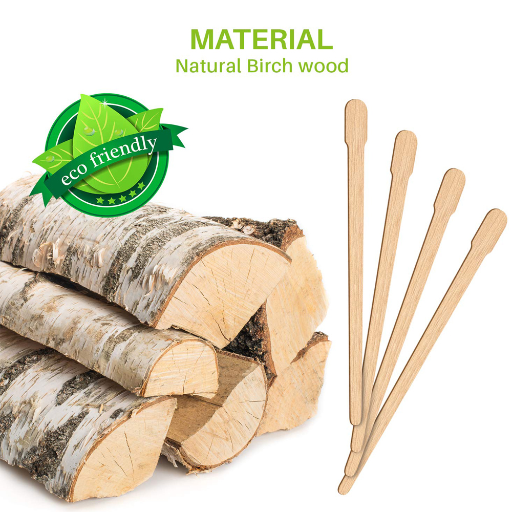 Wenefang Fashion 200/400pcs Brow Waxing Sticks Small Face Wax Spatulas Applicator Wood Craft Sticks Disposable Hair Removal Lip Nose Beauty Tool