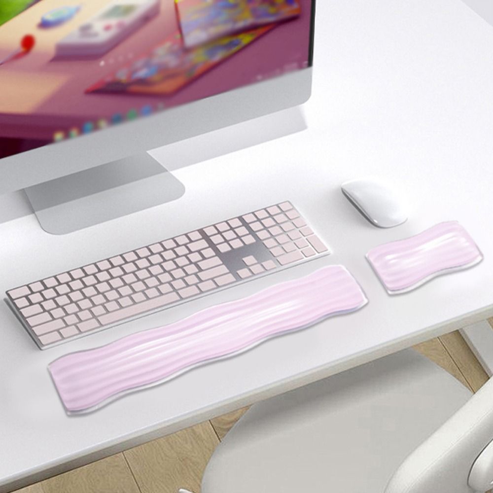Wrist Support Creative Clear Mouse Wrist Rest Transparent Ergonomic Silicone Gel Wrist Pad Non-slip Jelly Gel Wrist Rest Pad Office