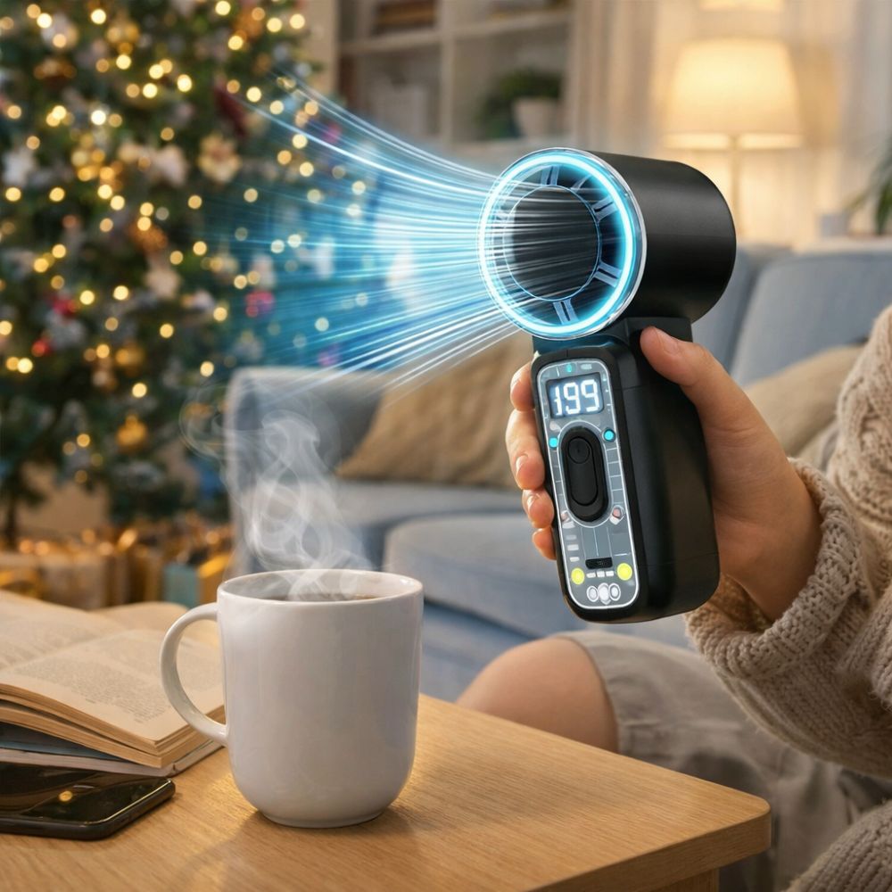 Portable Rechargeable Mini Handheld Fan Powerful Wind Ultra-Quiet Small Electric Fan Digital Display Pocket Travel Fan Camping
