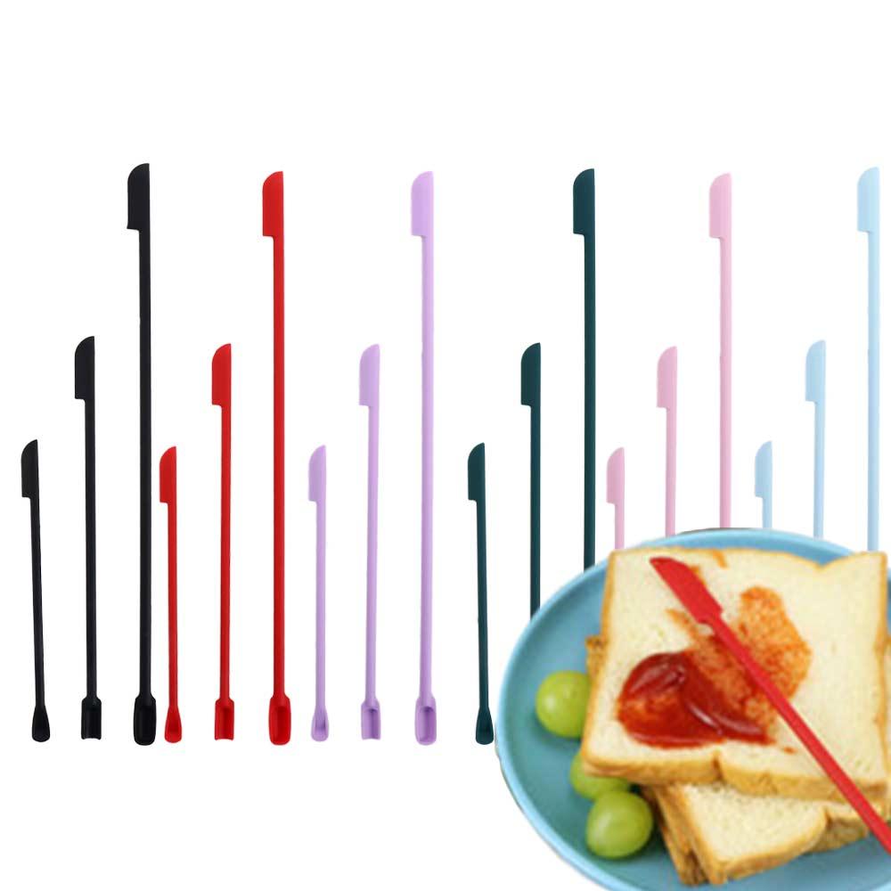 3Pcs/Set Soft Face Brush Kitchen Accessories Beauty Tools Last Drop Scoop Silicone Spatula Cosmetics Spoon Deep Bottle Scraper Makeup Brushes