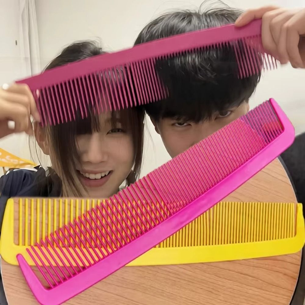 Photography Props Jumbo Size Extra-large Comb Plastic Straight Hair Funny Giant Comb Fast Blow Drying Massage Comb Girl