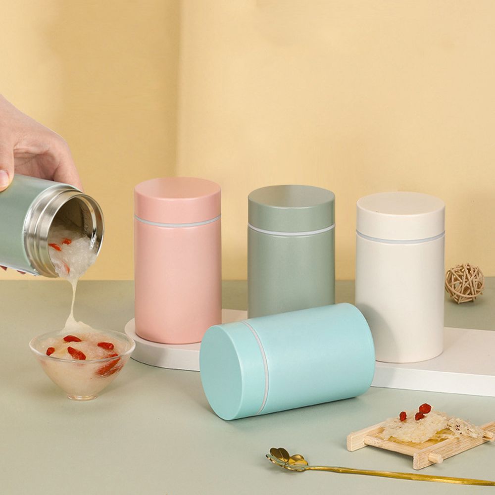 Mini Cute Leak Proof Soup Cup 304 Stainless Steel Thermos Kettle 260ml Hot Drinks Thermos Mug Thermal Water Bottle Water Cup Thermoses Vacuum Flask