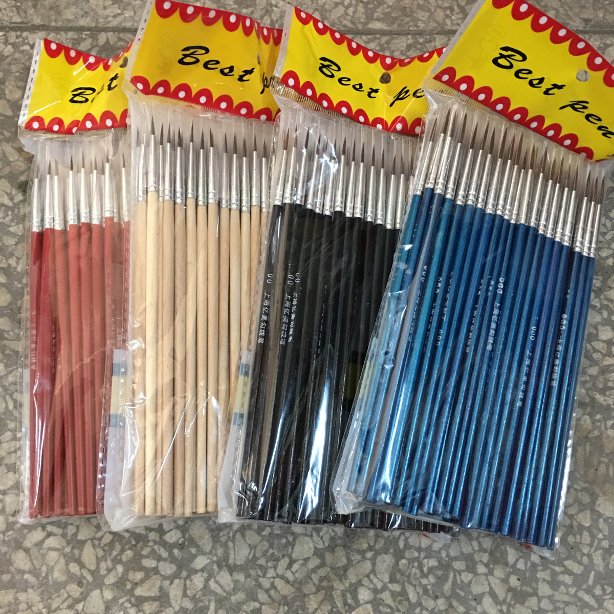 【Whoever uses it, who praises it】Shanghai Yimei Oil Painting Brush Nail Pen Nylon Gook Line Gouache Brush