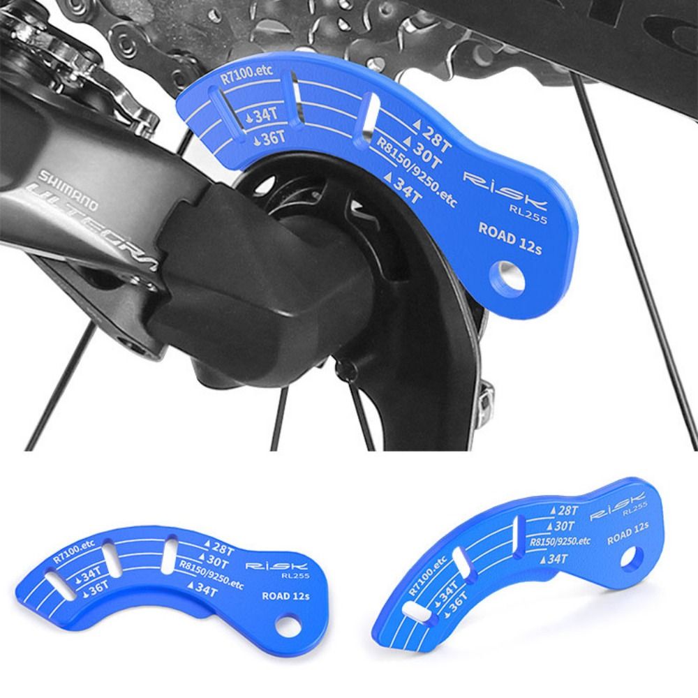 Gauge 12T Measurement Riding Electric Rear Derailleur Adjuster 3D Print Auxiliary Tool Riding Gauge Guide Tool Grade Precision Road Bike Chain Gap Tool Cycling Team