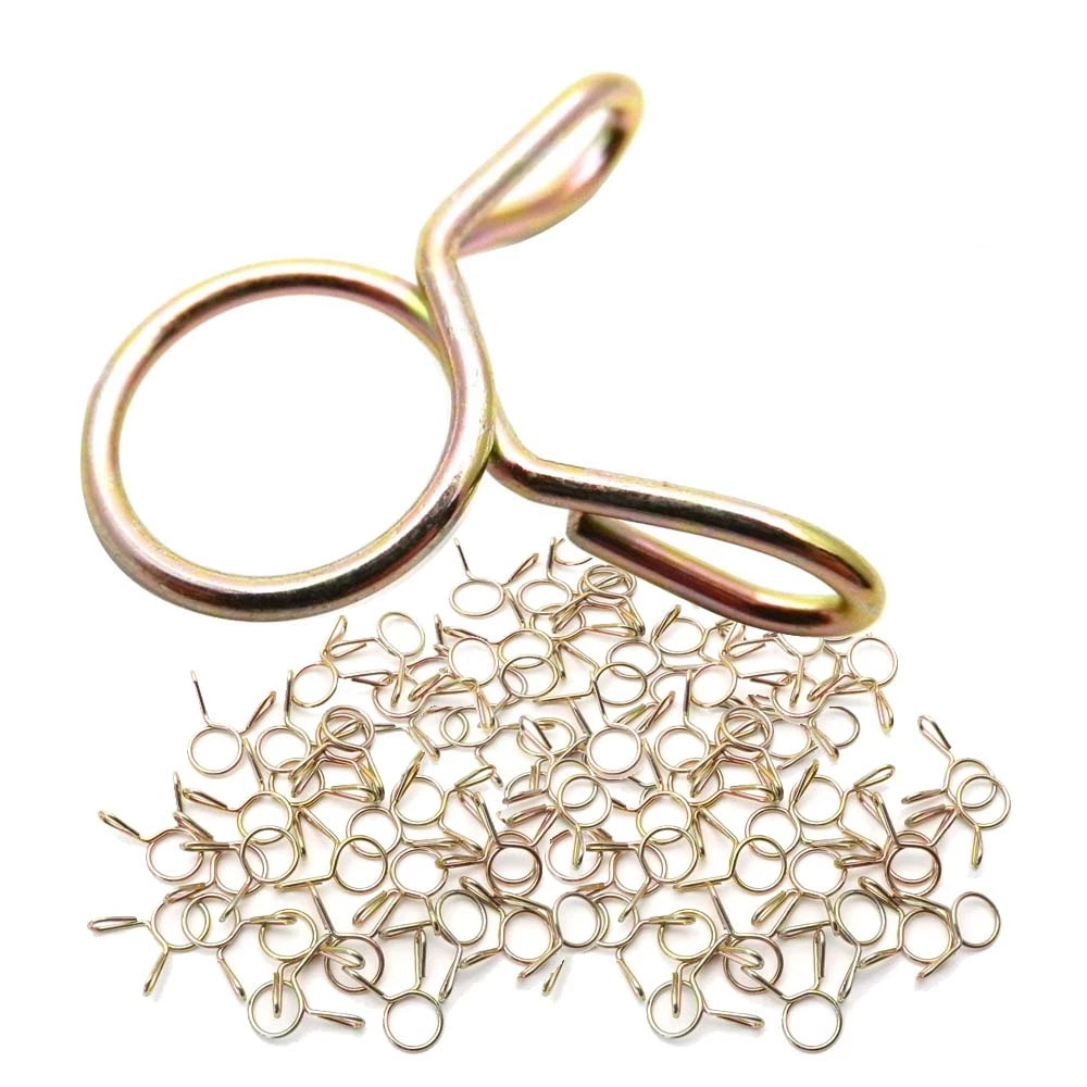 Scooter Car Accessories Metal Fastener M5-M14 Air Tubing Tubing Spring Clamps Water Pipe Fuel Line Hose Clips Hose Clamp