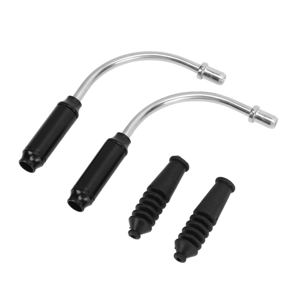 Durable Bendable Bike Brake Noodle Cable Pipe With Rubber Boots High Performance Bicycle Cycling Brake Pipe Stainless Steel Bicycle Cycling Brake Pipe Kit Bicycle Accessories