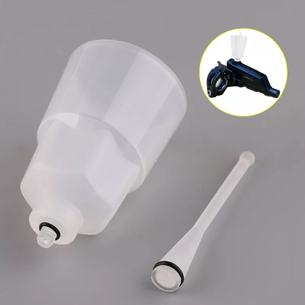 Bike Repair Tool Bicycle Brake Plastic Mountain Bike White Refuel Funnel For Brake System Hydraulic Brake Bleed Kit Mineral Oil Brake