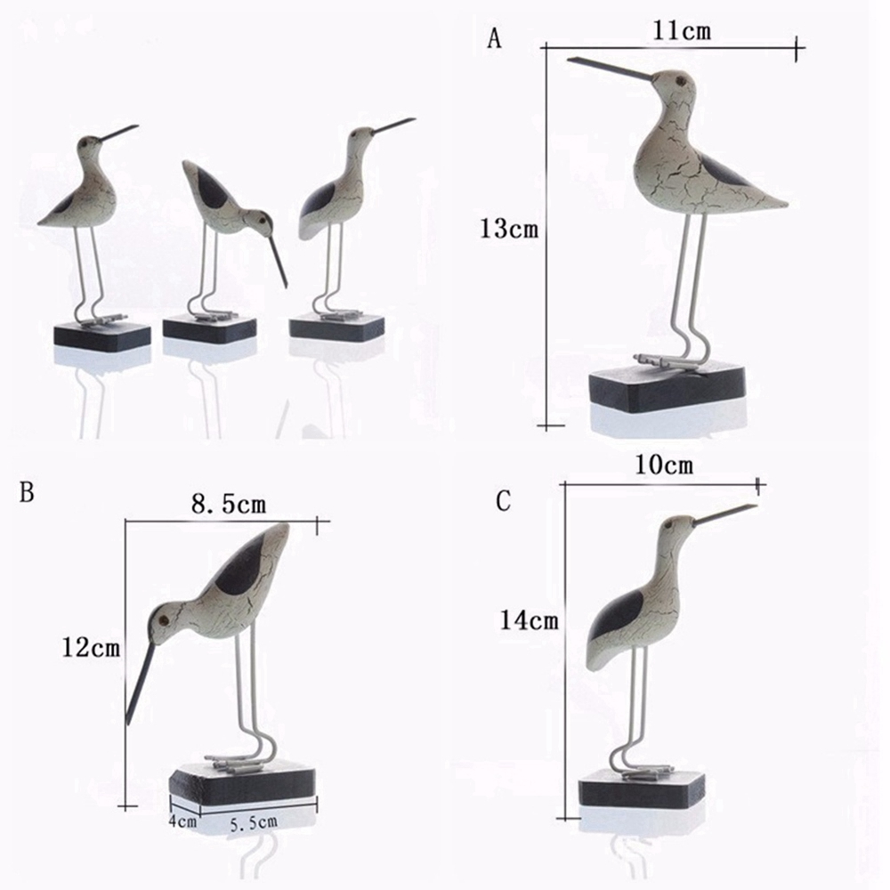 Mediterranean DIY Office Craft Model Desktop Wooden Ornaments Home Desk Decor Figurines Miniatures