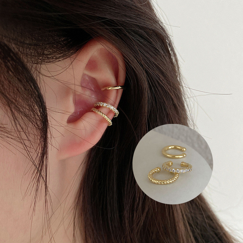 Simple Retro Gold Metal Flower Earrings for Women Pearl Jewelry Party Girl Accessories Gifts New