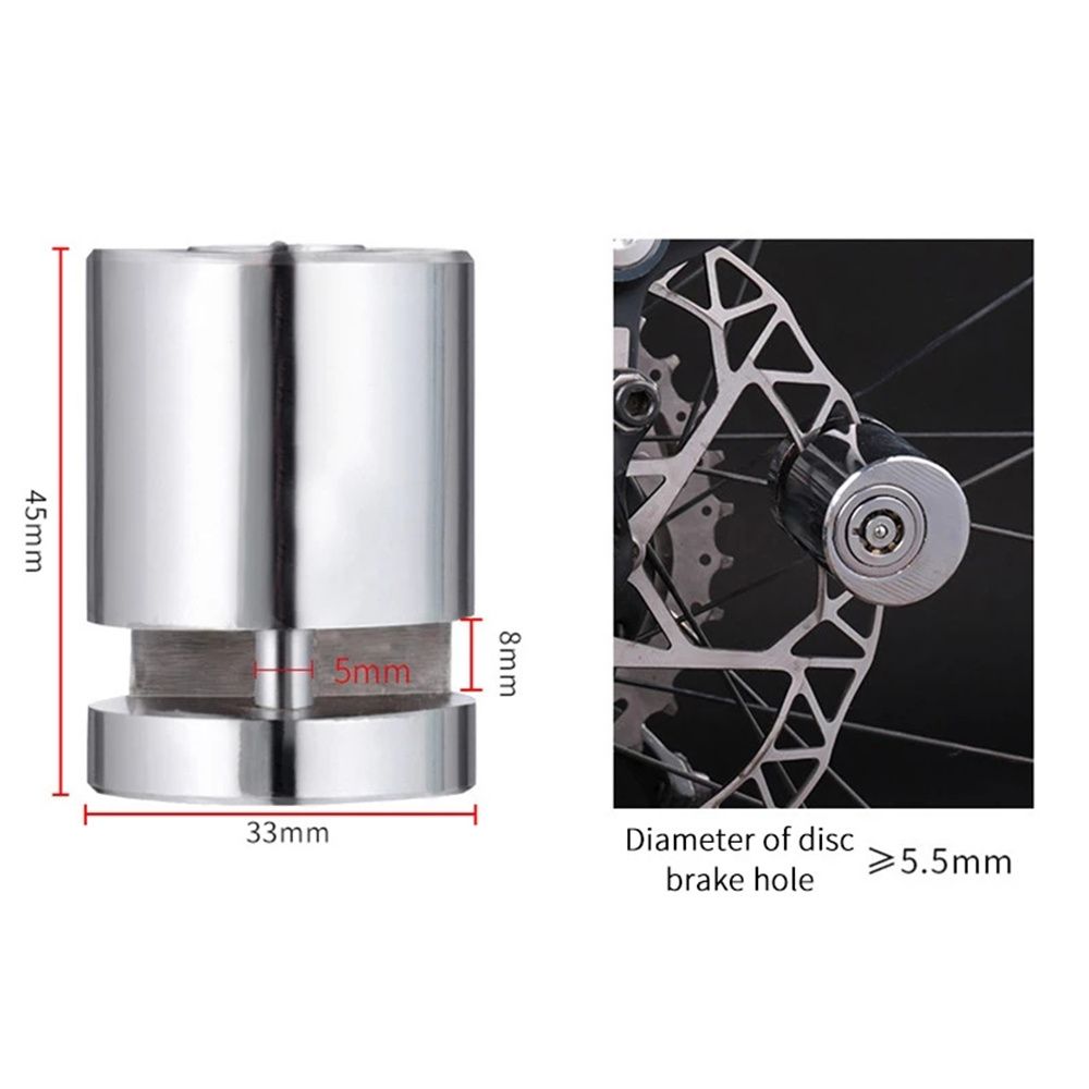 Bicycle Accessories Cycling Stainless Steel Motorcycle Locomotive Sturdy Waterproof Bike Lock Wheel Disc-Brake Disc-Brake Locking Disc Brake Lock