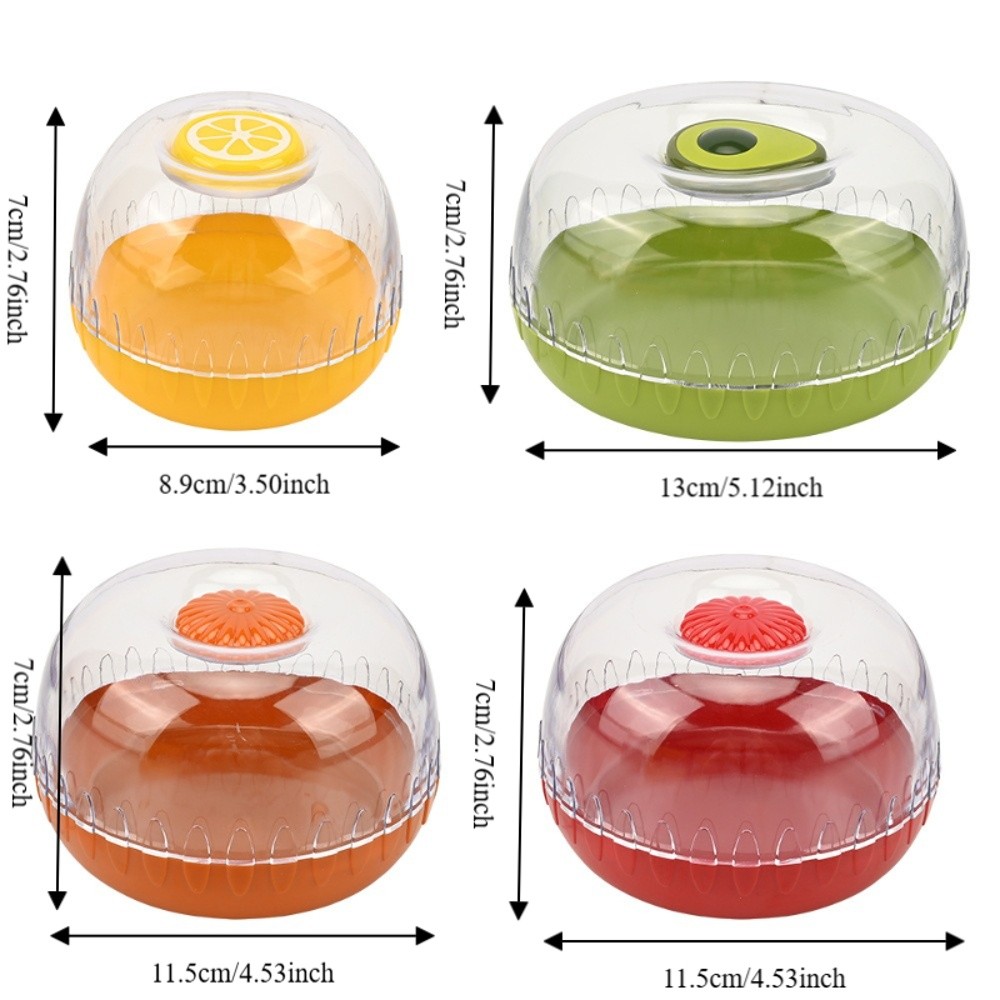 2 Piece Practical With Lid Fruit Preservation Box Sealed Wear-resistant Fruits Storage Container Reusable Drop-resistant Fruit Fresh Keeping Storage Box Travel
