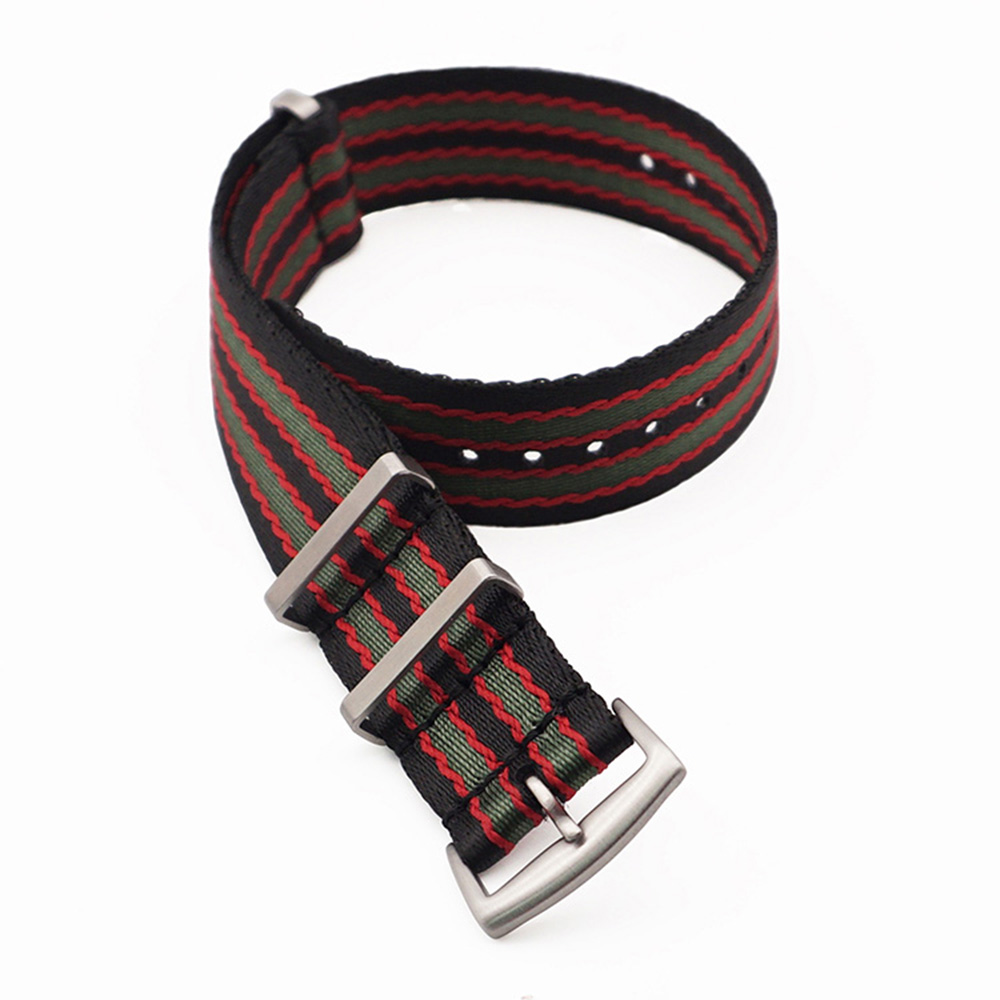【Innovative design】High Premium Quality Nato Watch Strap Nylon 20mm 22mm For James Bond Men Sports Seatbelt Watchband Wrist Bracelet Accessories
