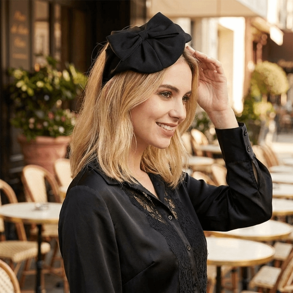 Fashion Oversized Polka Dot Headband Non-slip Soft Fabric Half Hat Style Hairband Cloth Comfortable Wide Hair Hoop Spring Summer