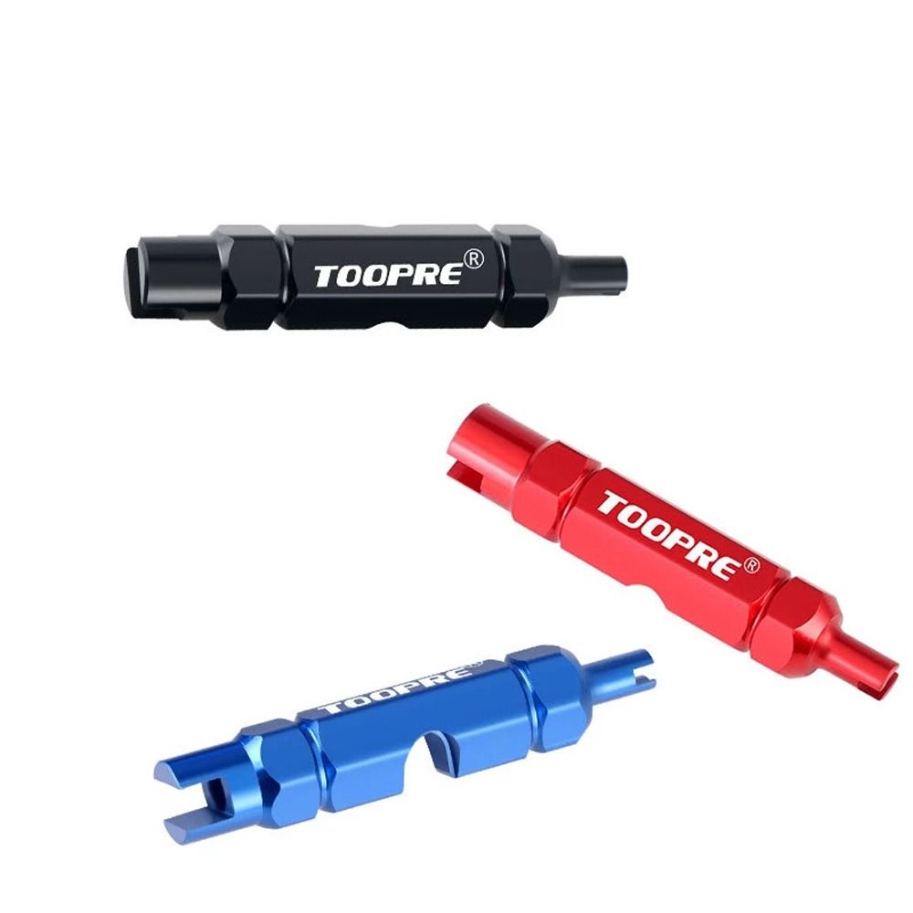 Double-head Portable Bike Repair Tool Bike Accessories Removal Tool Disassembly Tool Spanner Valve Core Tool Bicycle Tire Nozzle Wrench Valve Core Wrench