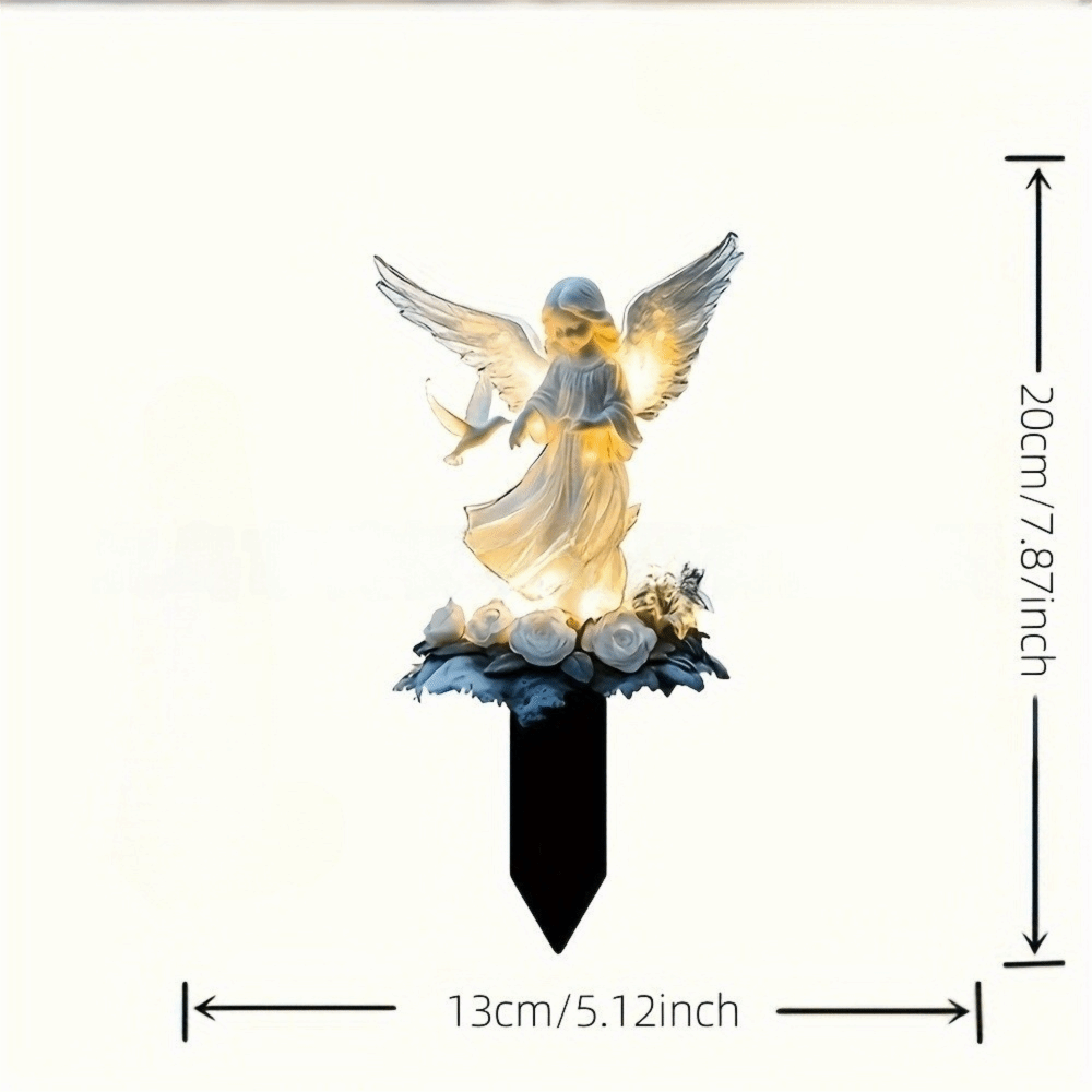 Sweet Acrylic Garden Stake Flower Bird Ornaments Garden Flat Insertion Cute 2D Flat Outdoor Pathway Decoration Home Porch