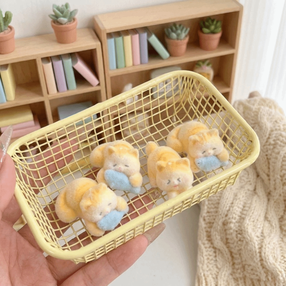 2/4 pcs Cute Resin Flocking Cat Hair Clips Soft Happy Cat Plush Bang Side Clips Cartoon Lightweight Duckbill Clips Daily
