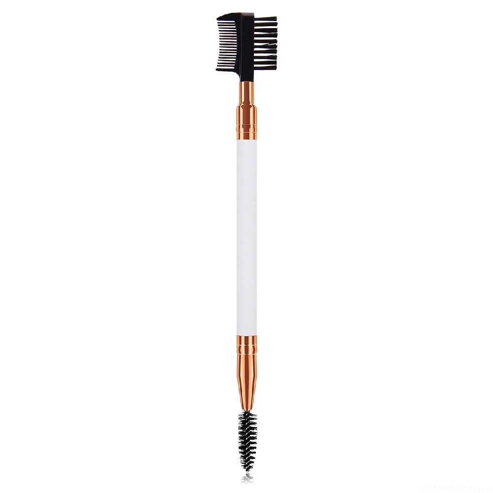 Wenefang Fashion Makeup Brushes Set Double Ended Wood Handle Eyebrow Comb Blending Eyeliner Brush Eyelash Applicator Pincel Beauty Cosmetics Tool