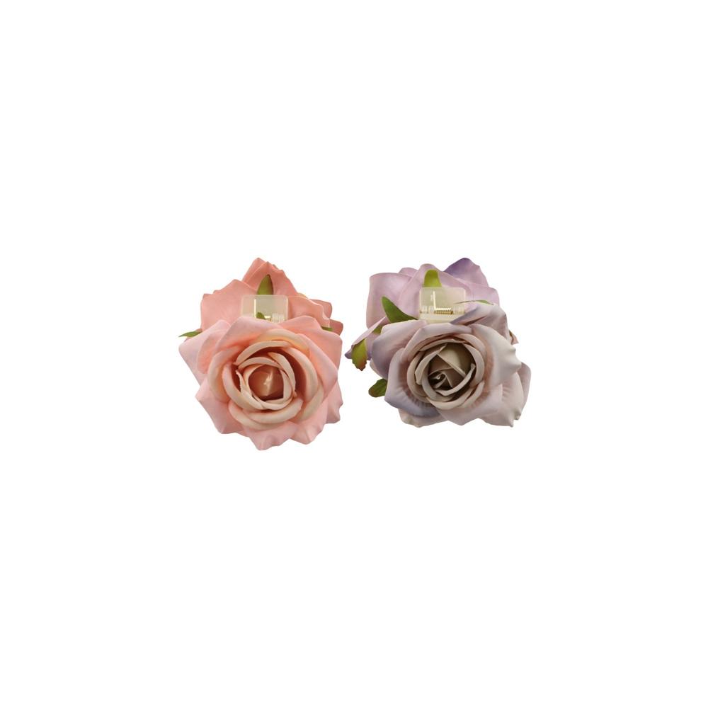 Cute Peony Flower Flower Hair Claw Cloth Ponytail Clip Rose Hair Clip Headwear Headdress Large Shark Clip Female