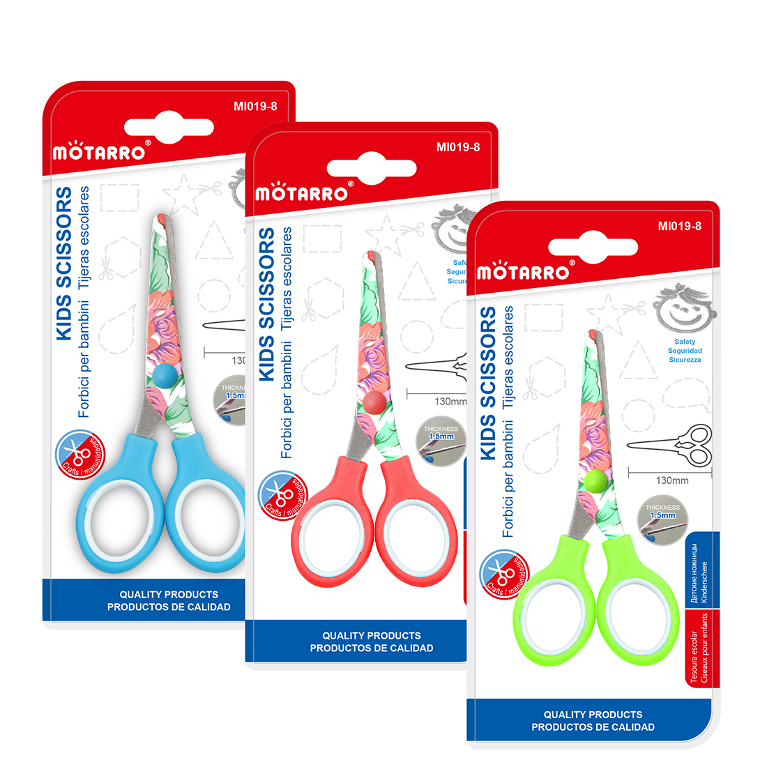Discount】1 Pc random color Multifunctional Student Handmade Household Scissors Stationery Office School Supplies