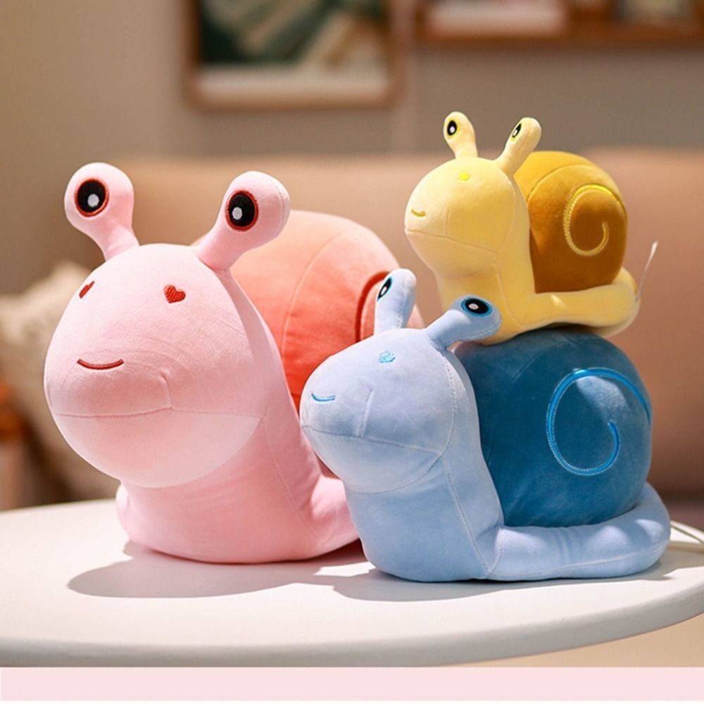 Cute Sofa Cushion Animal Children Gift Home Decor Soft Animal Pillow Snails Stuffed Snail