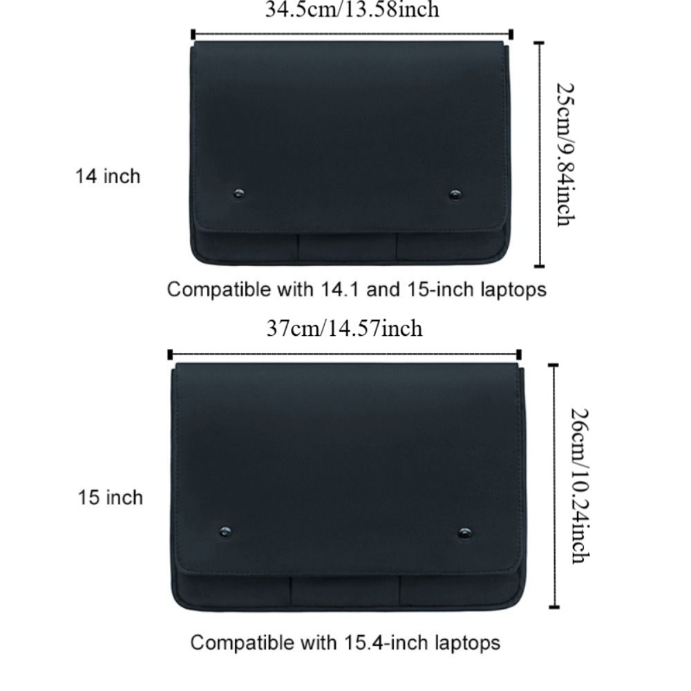 Laptop Cover 14/15 Inch Laptop Sleeve Waterproof with Flip Cover Laptop Inner Bag Multi-compartment Shockproof Laptop Case Student