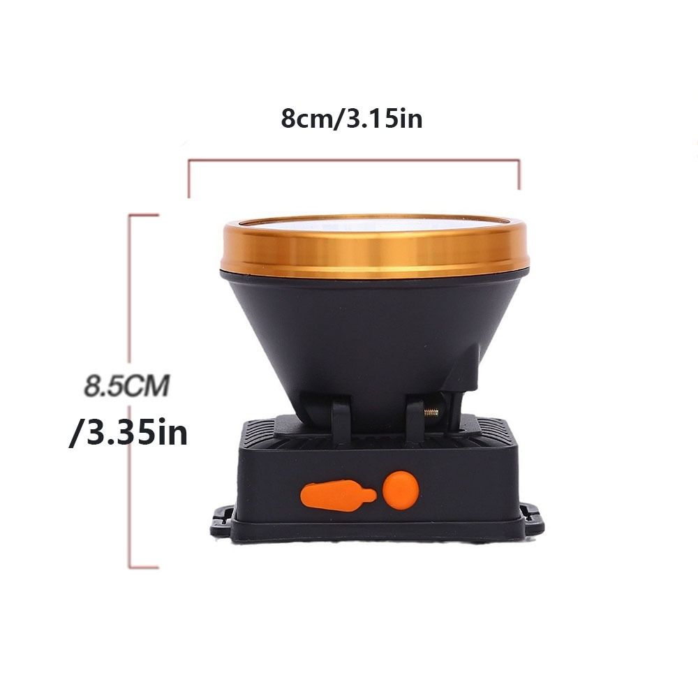 Portable Ultra Bright LED Headlights Wearable High Power Fishing Head Lamp Head-mounted Waterproof Camping Light Hiking