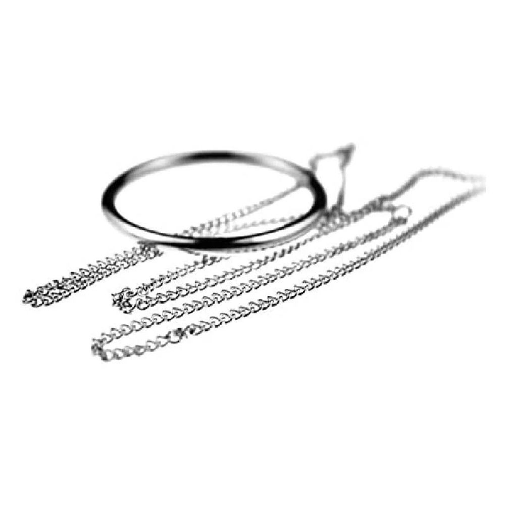 Magican Gifts Magician Accessory Props For Children Puzzle Ring Chain Ring Metal Knot Ring Tricks