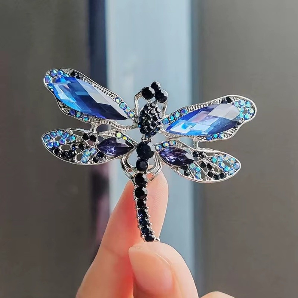 Gifts Alloy Dragonfly Brooch Elegant Vintage Brooch Butterfly Decorations Dragonfly Badge Pin Corsage Pin