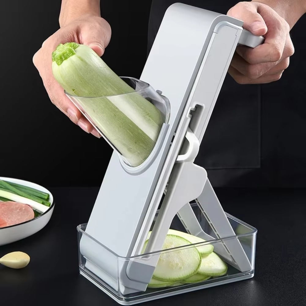 Multifunctional Slicer 6 in Gadgets Meat Slicer Adjustable Thickness Manual Fresh Meat Shredder Convenient Plastic Vegetable Cutter Kitchen