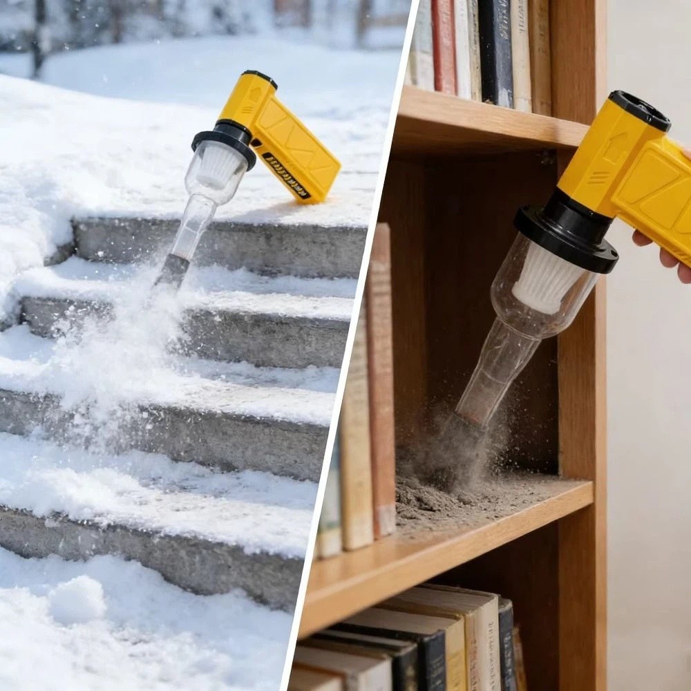 Handheld Wireless Design Portable Wireless Vacuum Cleaner Turbo Fan Structure Steady Airflow Mini Vacuum Cleaner Compact Body Portable Design Handheld Device Outdoor Camping