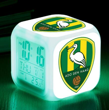 【New design】FC Utrecht Digital Clock Holland Soccer Club LED Alarm Clock reloj despertador reveil enfant Night Light LCD Display Watch