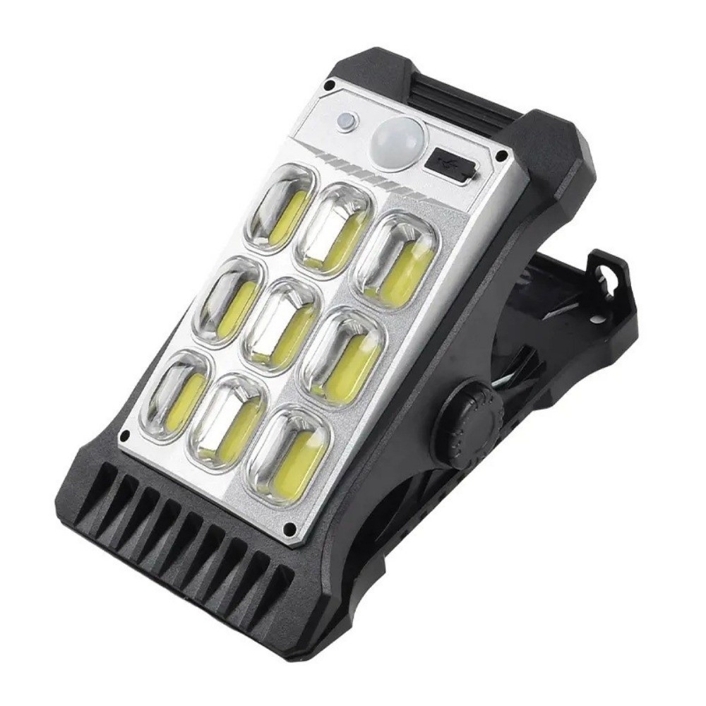 Fence Light Waterproof Solar Clip Lights 3 Mode COB LED Motion Sensor Light Rechargeable PIR Motion Sensor Garden Wall Light Patio