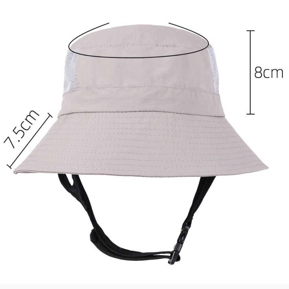 Climbing Mountains Waterproof Beach Surf Cap Breathable Adjustable Fishing Cap Unisex Foldable Wide Brim Sun Hat Summer