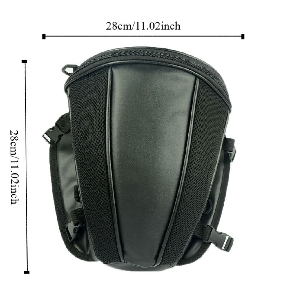 Motorcycle Tail Pack Waterproof Motorcycle Tail Bag Durable Practical Suspended Motorcycle Back Bag Wear Resistant Pocket Back Seat Carry Luggage Bag Trunk