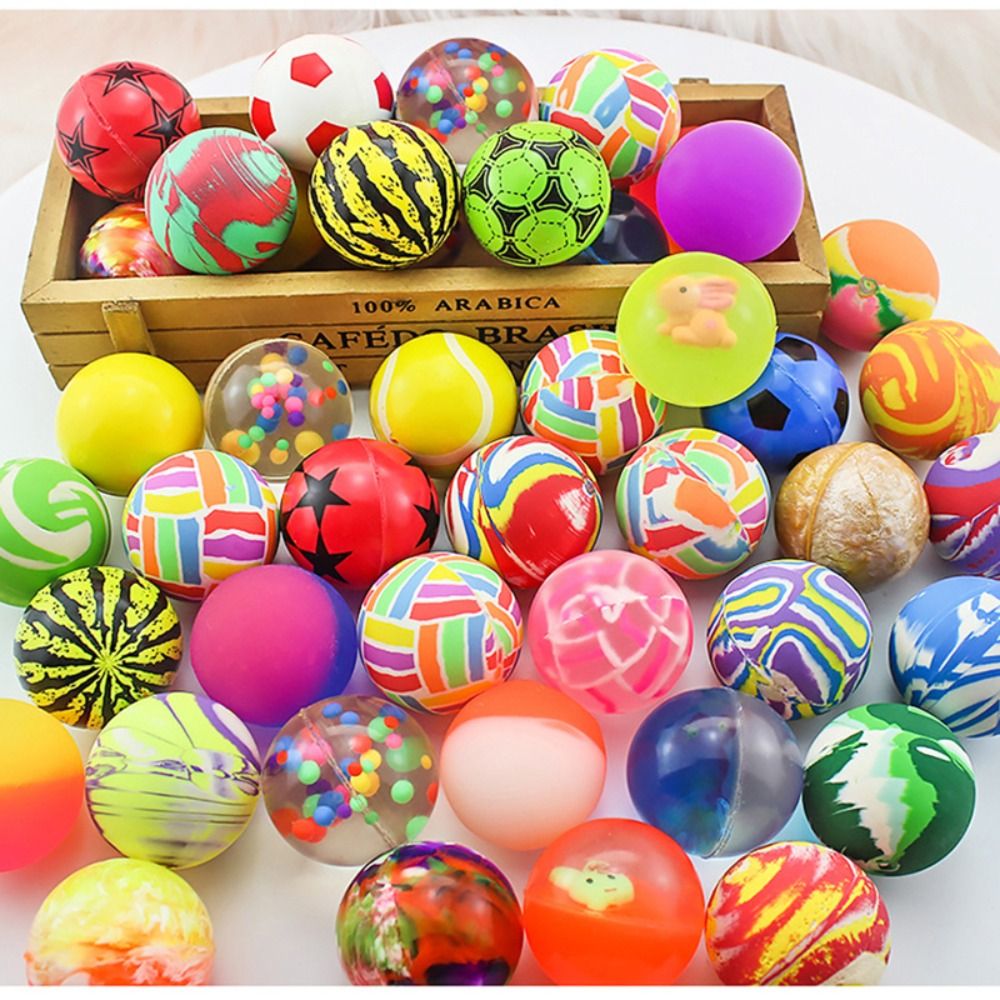 Children Children Gifts Party Favors Luminous Fun Outdoor Games Children Ball Rubber Bouncing Ball Color Bouncing Ball Jumping Balls