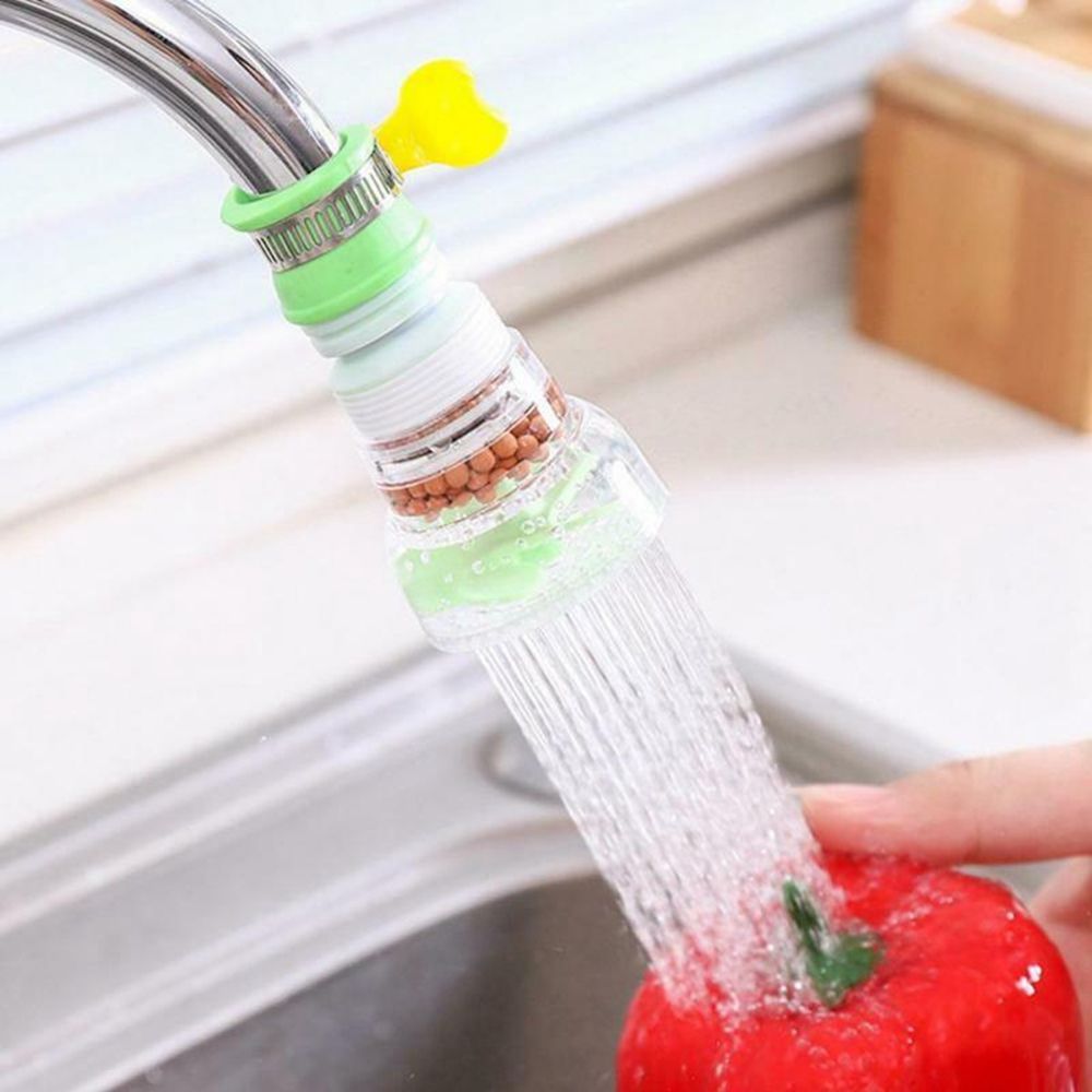 Spray Head Accessories Splash-proof Nozzle Bathroom Supplies 360 Degree Diffuser Adjustable Water Saving Extendable Faucet Water Tap Extension Kitchen Shower Tap Splash Filter