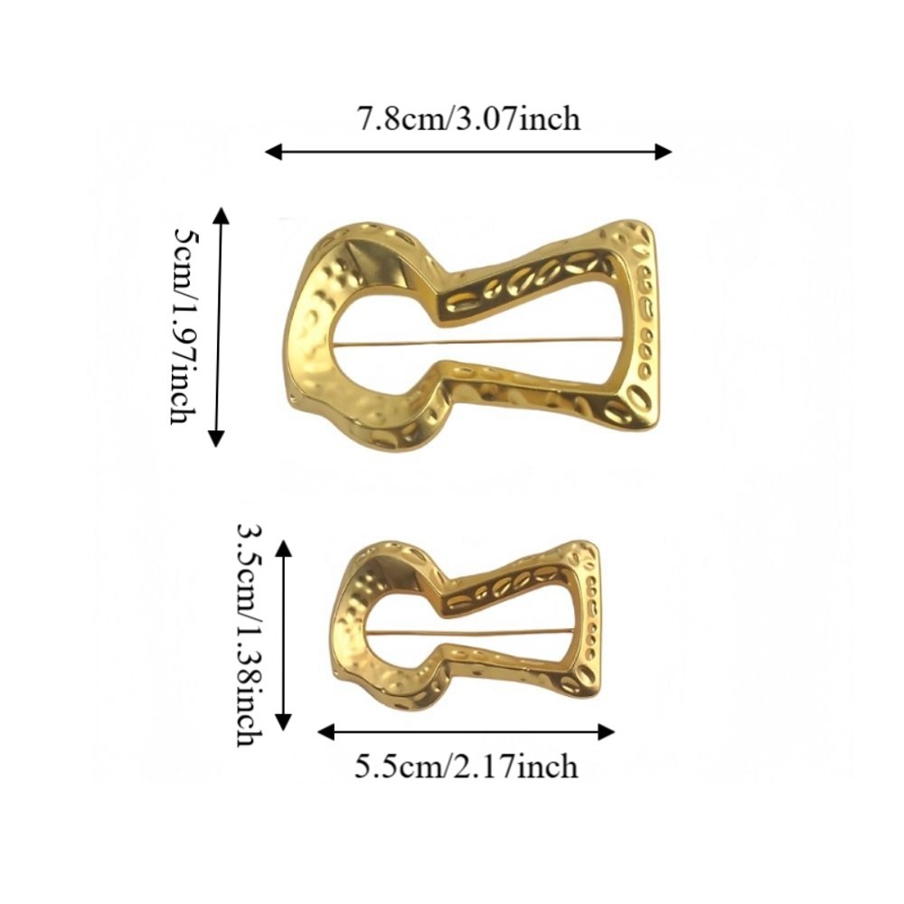Uniform Corsage Ornament Keyhole Brooch Vintage Elegant Coat Pin French Style Metal Glossy Brooch Women
