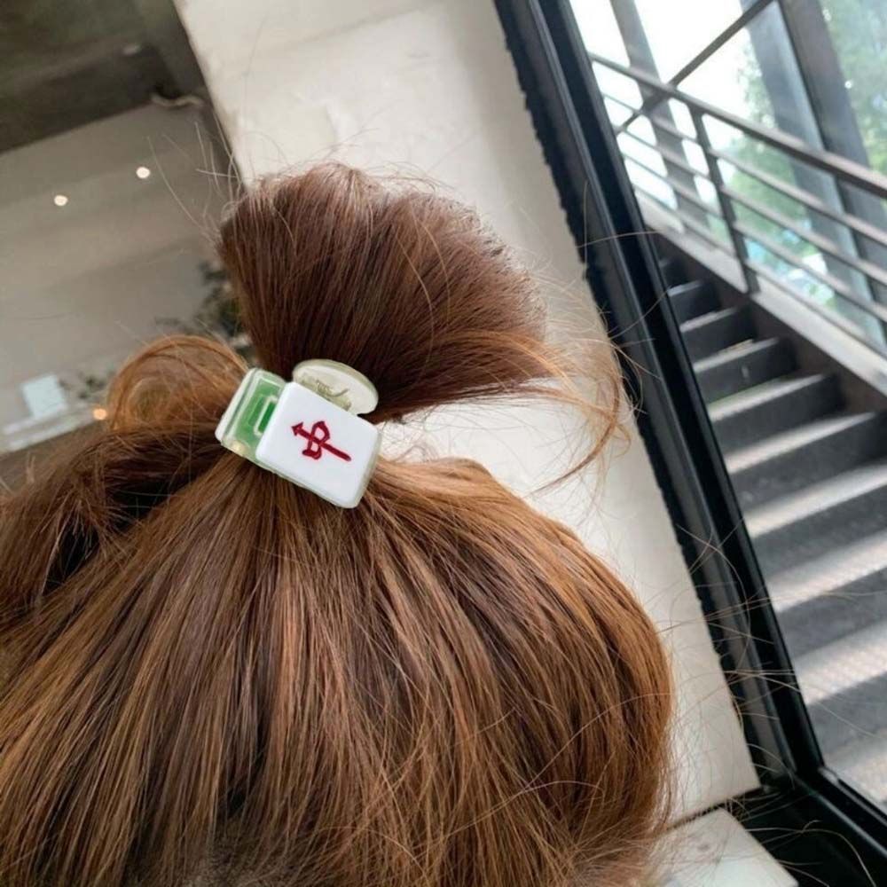 Retro Funny Resin Mini Small Clip Cartoon Pattern Hair Accessories Chinese Style Barrette Shark Clip Hair Claw Women Hairpin