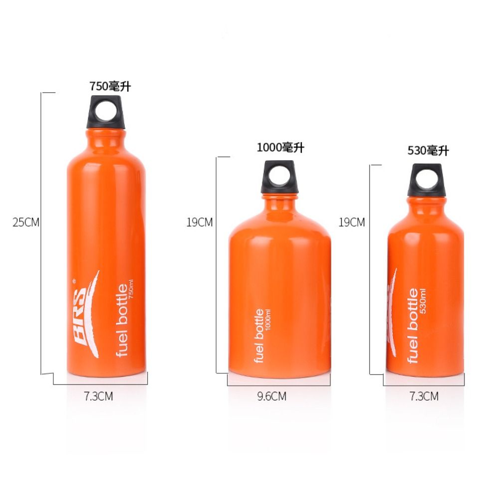 530ml 750ml 1000ml Diesel Aluminum Alloy Outdoor Camping Camping Fuel Storage Bottle Oil Fuel Bottle Oil Storage Can Fuel Bottle Liquid Bottle Multi Fuel Bottle Fuel Bottle Bottle
