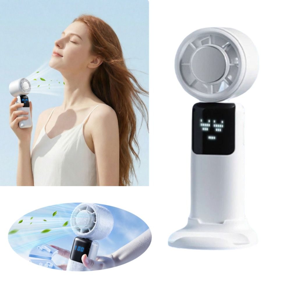 Cooler Superconducting Refrigeration Ice Cooling Handheld Fan Quiet Portable Portable Personal Cooling Fan Ice Compress Ice Cooling Mini Fan Travel