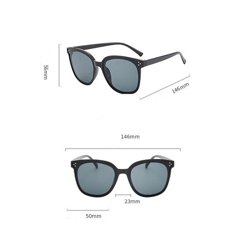 Trendy Unisex Square Frame Sunglasses Fashionable UV400 Protection Beach Sunshade Eyewear Perfect for Daily and Photography