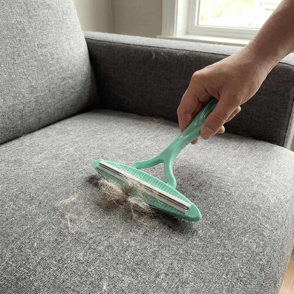 Lint Remover Double Sided Clothing Scraper Portable Manual Pet Hair Remover Multi-Functional Lint Roller Lint Cleaner Easy Cleaning