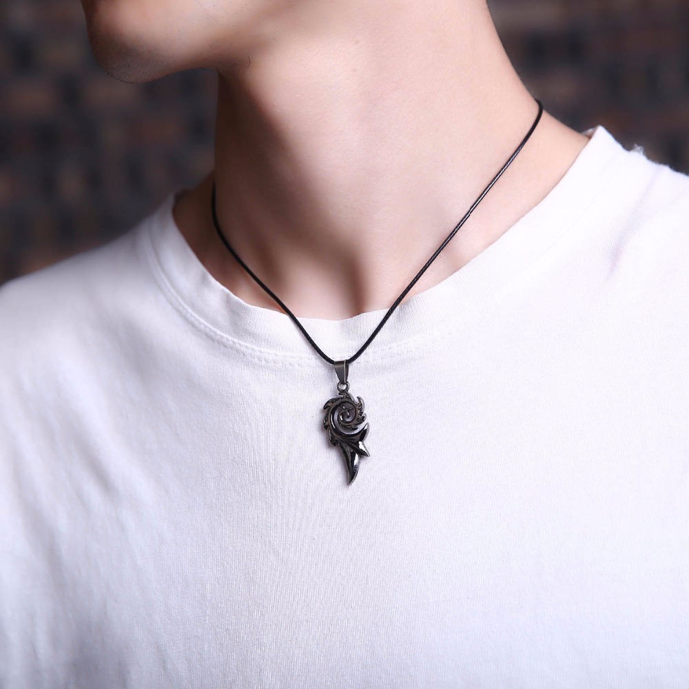 Gift Cool Stainless Steel Vintage Metal Punk Man Necklace Choker Clavicle Chain Fashion Jewelry