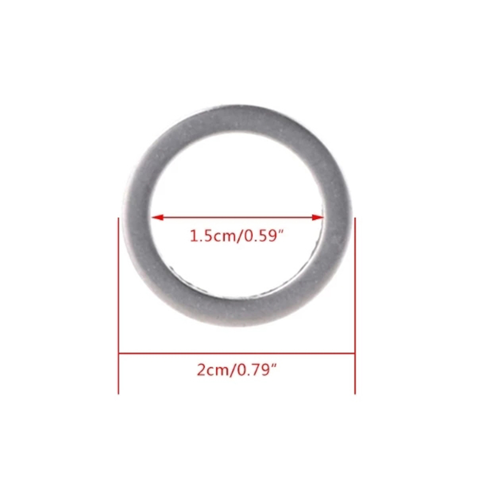 10Pcs Stainless Steel MTB Bike Cycling Spacer Crank Bike Pedals Bicycle Pedal Ring Washers Protection Ring