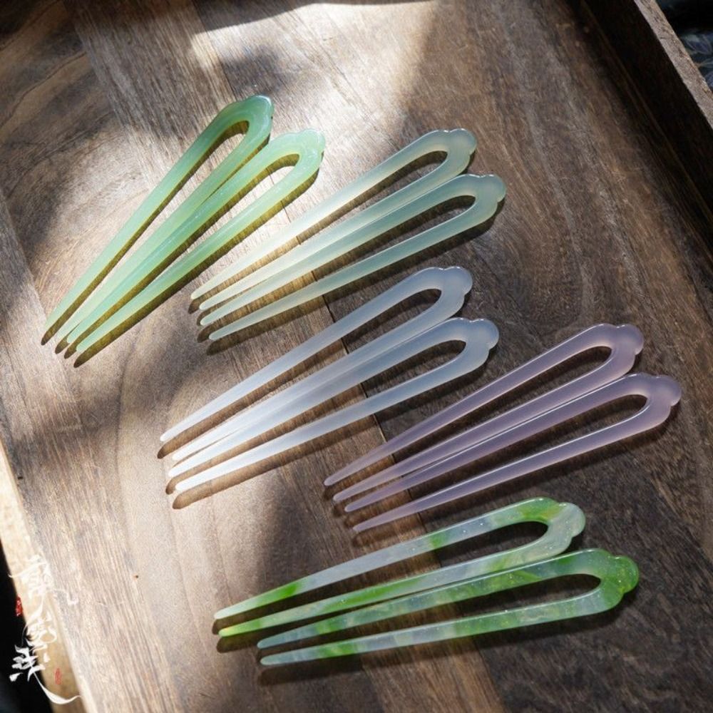 Retro U Shape Hairpin Hair Sticks for Buns Chinese Style Chinese Style Hair Stick Hair Chopstick Hair Fork Cheongsam