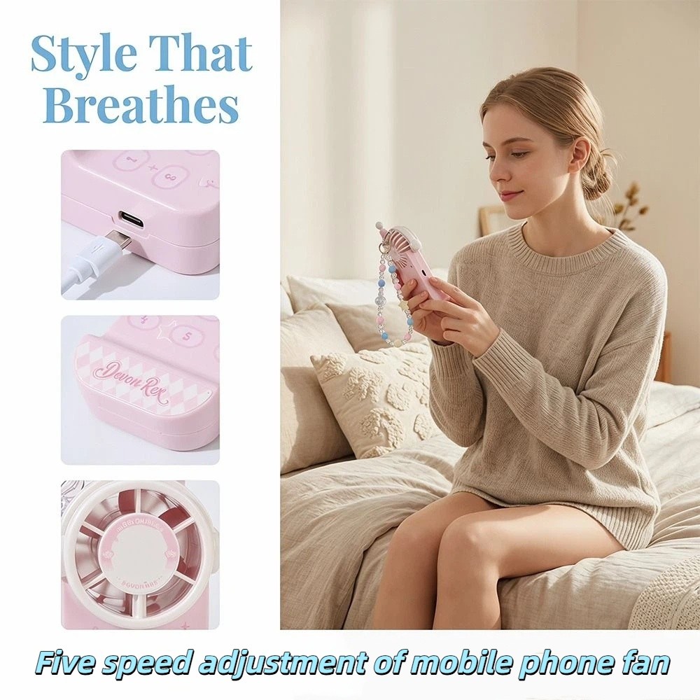 Novelty Design 199 Speed Adjustable Retro Brick Phone Fan Adjustable Speed Quiet Operation Handheld Cooling Fan Power Level Indicator Cute and Fun Rechargeable Fan Handheld Cooling